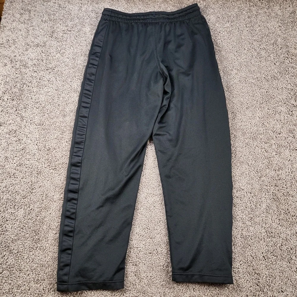 Vintage Nike Mens Y2K Black Mesh Athletic‎ Track Pants Size Medium